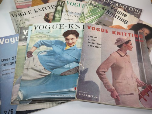 Vintage vogue knitting - vintage, book