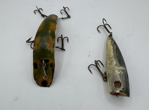 Vintage wooden fish - fish, lures