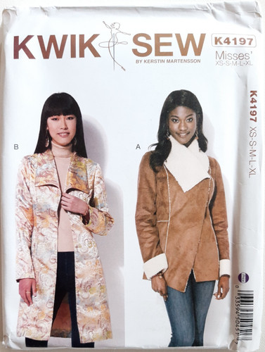 Kwik sew k4197 shawl - k4197, collar