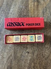 COSSACK VINTAGE POKER DICE