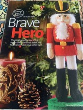 Alan Dart - BRAVE HERO - Wooden Guard Knitting Pattern. MAGAZINE EXTRACT
