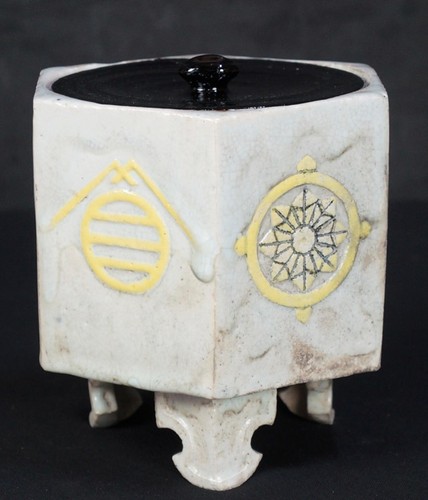 Antique japan ceramic koro - antique,