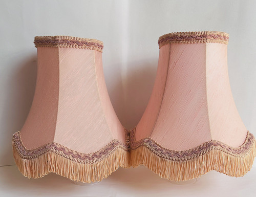 Pair vintage lamp shade - vintage,