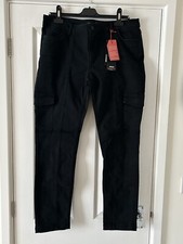 BNWT WOMENS MUSTO CARGOS BLACK SIZE 16