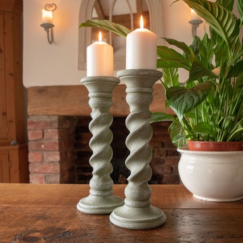 Pair hand carved - pair, of
