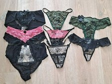 Knickers Underwear Lace Black