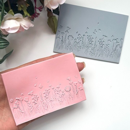 Floral border texture stamp - floral,