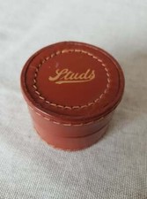 Studs. Vintage Brown  Leather