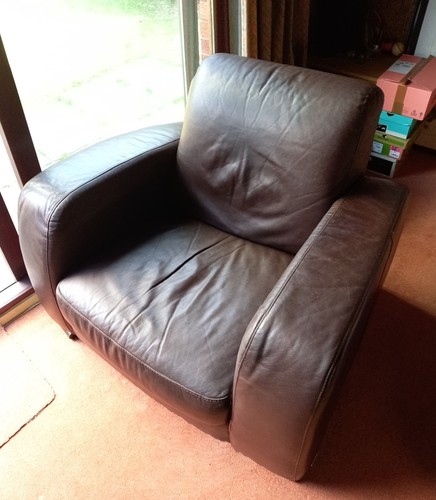 Natuzzi large brown soft - natuzzi,
