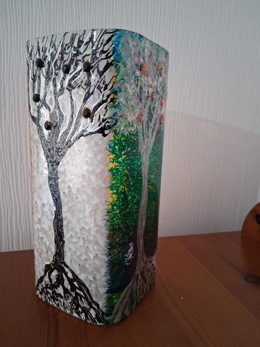 Square vase with - vase, 4