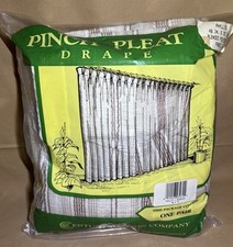 2 Vintage Pinch Pleat Drape