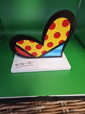 Romero Britto Art Deco Heart