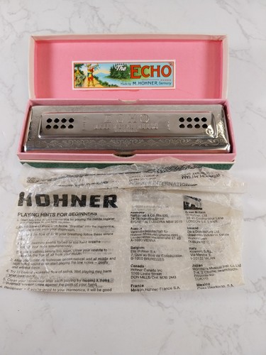 Vintage hohner echo harp - echo,