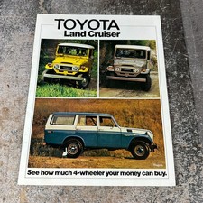 1975 Toyota Land Cruiser Sales Brochure Pamphlet