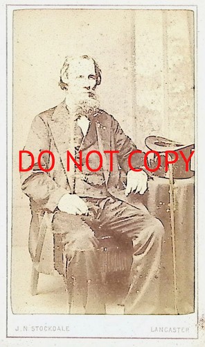 Cdv card olde bearded - card,
