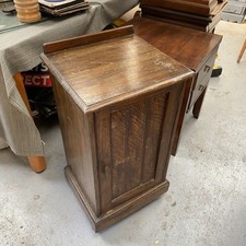 Antique Wood Cabinet Night