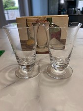 Dartington Crystal sillabub glasses, original box, never used - lovely condition