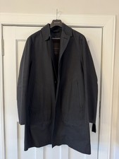 Original Mackintosh Oxford Black Bonded Cotton 3/4 Coat & Mackintosh Wool Gilet