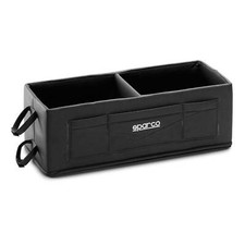 Sparco Helmet Storage Box (Double), Black - Rally / Stage / Pockets For Tools