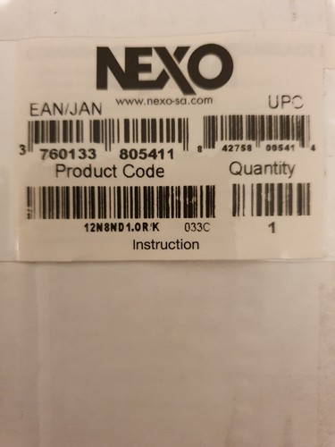 Nexo 12n8nd k - 1.0r/k,