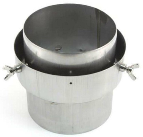 Stove flue liner adaptor - , 6