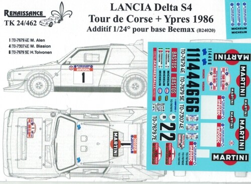Lancia delta s4 - 1/24,