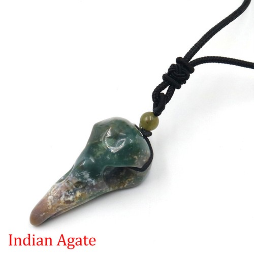 Crow head bird - skull, natural