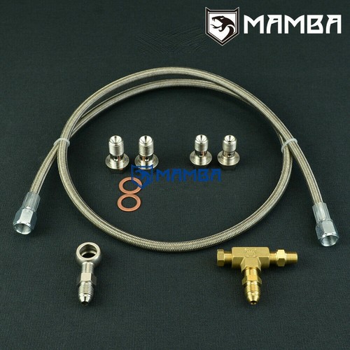 Universal 100cm turbo oil feed - universal,