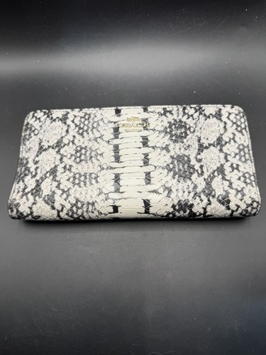 Coach python embossed leather - python,