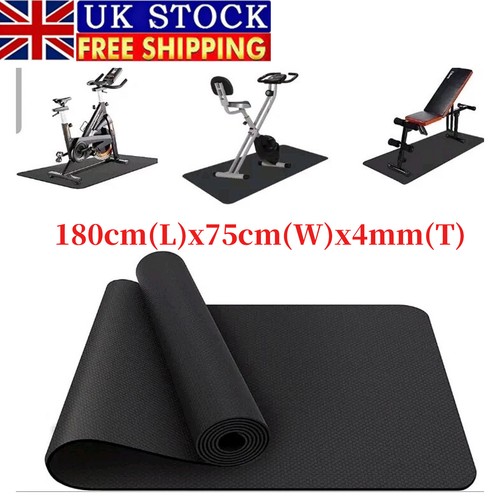 Exercise bike floor mat gym - bike,