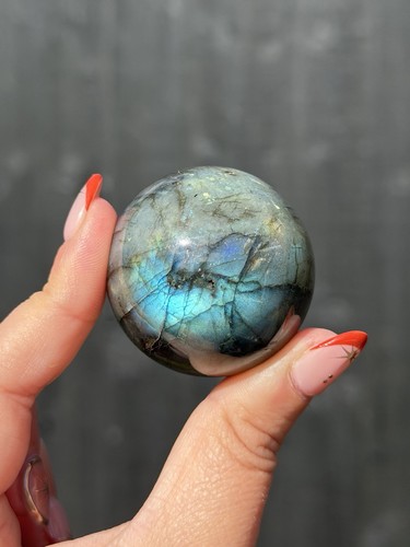 Labradorite sphere crystal - labradorite,
