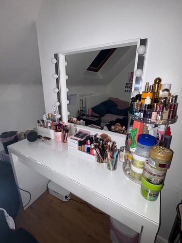 Makeup vanity with mirror - makeup,