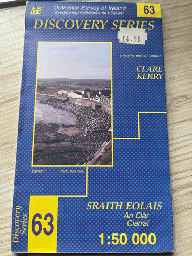 Map clare kerry irish - map,