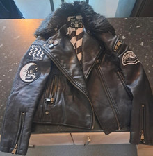 Killstar black leather faux - killstar,