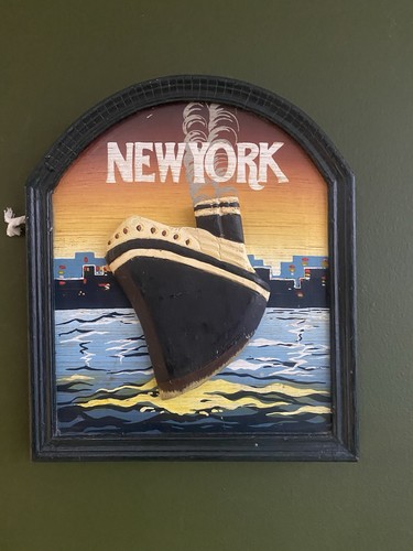 Vtg relief wooden - vtg,