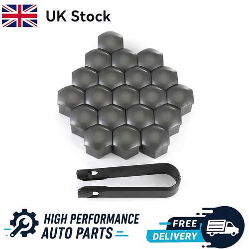 17mm grey wheel bolt nut - grey,