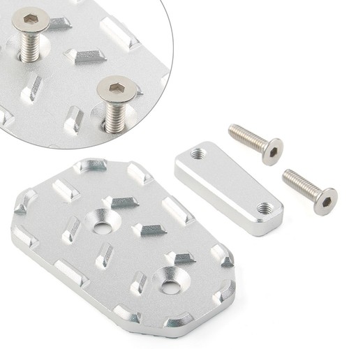 Silver rear brake pedal - rear,