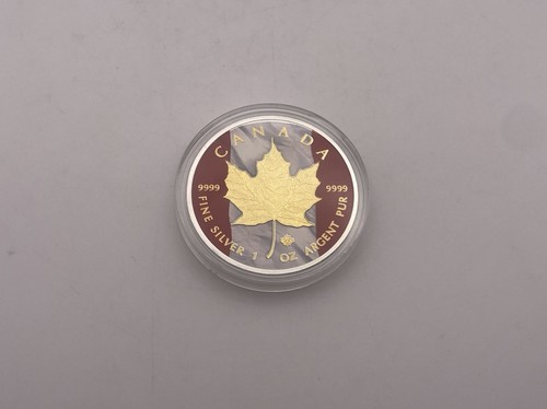 2014 1oz colourised canadian - colourised,