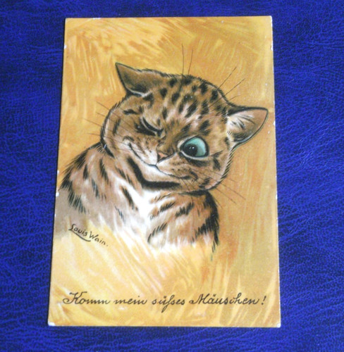 Original louis wain signed - ,