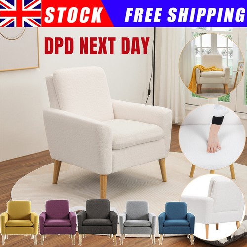 Linen modern armchair accent - linen,