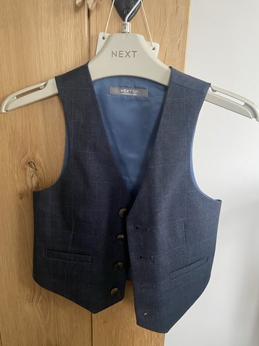 Next boys blue waistcoat age - boys,