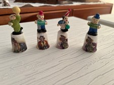 thimble clown set Finsbury bone China