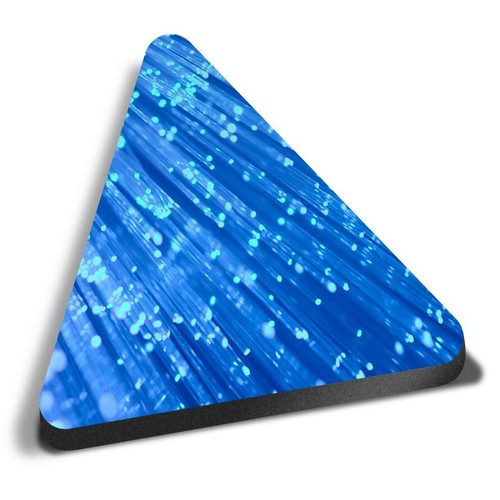 Triangle mdf magnets blue - magnets,