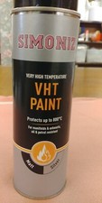 Simoniz VHT Paint- Matt silver. Partly used ,two thirds approx left in aerosol 