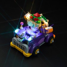 LocoLee LED Light Kit for Lego 71431 Bowser’s Muscle Car Expansion Set Lighting 