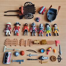 PLAYMOBIL MEDIEVAL SOLDIERS PIRATES HELMETS WEAPONS ACCESSORIES BUNDLE