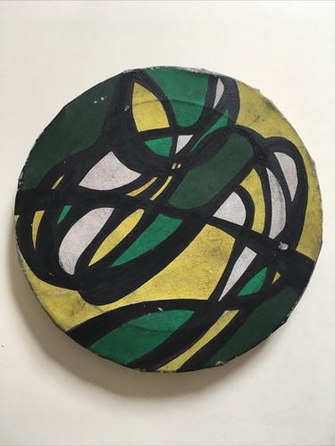 Vintage abstract oil painting - abstract,