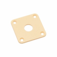 Hosco Les Paul Jack Plate Gibson Square Style (Ivory)