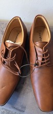 Firetrap Man Brown Lace Up Formal Shoes Uk9(897)