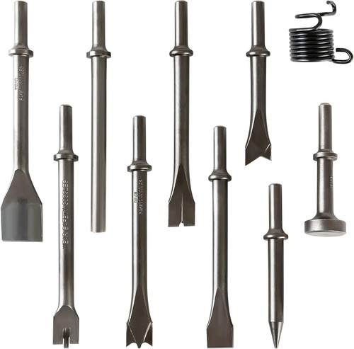 10pcs air hammer chisels - chisels, set